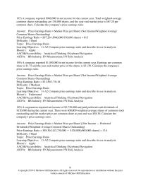 Accounting Chapter 11&nbsp;The year-end market price per common share&nbsp;