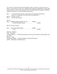 Accounting Chapter 11 June For 80000 2 July It reissued 500