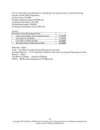 Accounting Chapter 12 Hard topic Direct Method Reporting Operating Cash Flows learning