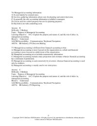 Accounting Chapter 14 Flexibility of practice when applied to managerial accounting means