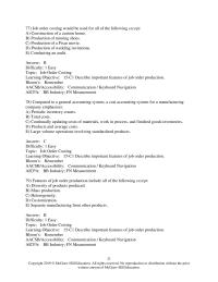 Chapter 15 Job A3b Was Ordered By A Customer On September 25