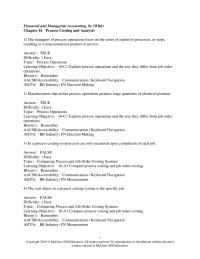 Accounting Chapter 16 When Direct Labor And Overhead