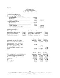 Accounting Chapter 16 Port Manufacturing Company uses a process costing system