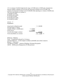 Accounting Chapter 21 Materials Price Variance direct Materials Quantity Variance raw&nbsp;