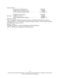 Accounting Chapter 21 Compute the direct materials price and quantity variances
