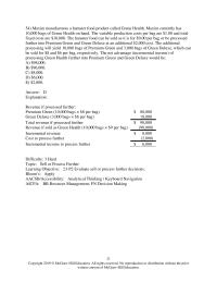 Accounting Chapter 23 Sell The Units Isb Finish The Unit