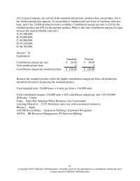 Accounting Chapter 23 What is the total contribution margin if Bricktan