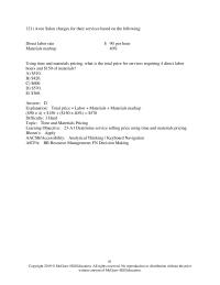 Accounting Chapter 23 No reproduction or distribution without the prior written