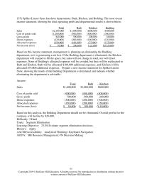 Accounting Chapter 23 The most recent income statement, showing the total&nbsp;