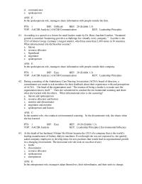 Management Chapter 1 2 Easy ref 24 key Individual Dynamics Leadership Principle stop