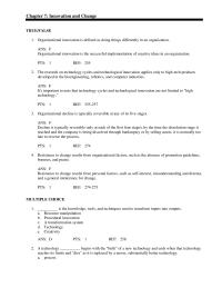 Management Chapter 7 Organizational decline is typically reversible at any of&nbsp;