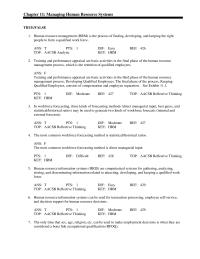 Management Chapter 11 1 A job specification summarizes the basic tasks, duties,