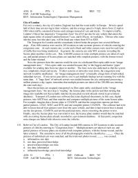 Management Chapter 17 3 Refer to City of London. Because information