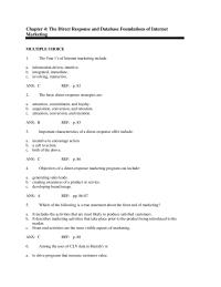 Marketing Chapter 4 Hierarchy Interactive Activities Suggests
