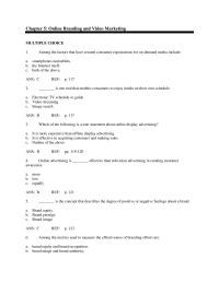 Marketing Chapter 5 Identify Two Three Specific Changes And Discuss