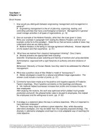 Industrial Engineering Chapter 1-8 Delphi Technique List Characteristics The Delphi