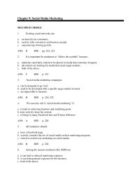 Marketing Chapter 9 should be started when you are ready to look for a job