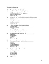Art History Chapter 3 Which of the following individuals was Akhenat