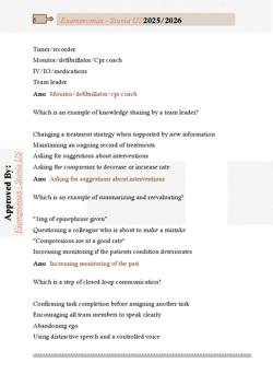 Which is an example of knowledge sharing by a team leader?