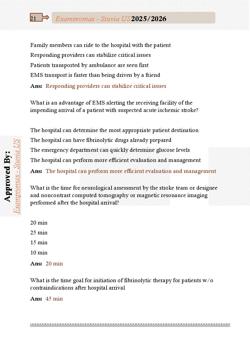 What is an advantage of EMS alerting the receiving facility