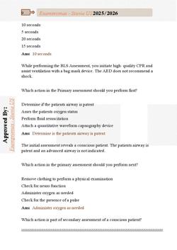 Which action in the Primary assessment should you perform first?