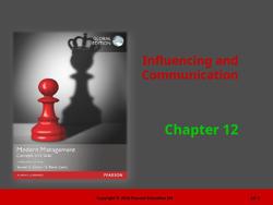 In Fluencing And Communication Chapter 12