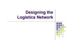 Logistics Network Design May Involve Determining The