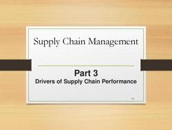 Efficient VS Responsive Supply Chain