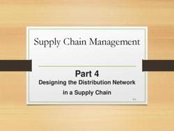 The Role of Distribution in Supply Chain