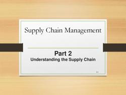 What is a Supply Chain?