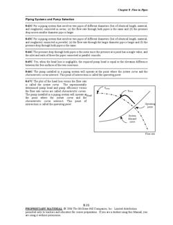 Chapter 8flow In Pipes 8 68the Pumping Power Inputto A