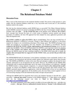 Chapter 3 The Relational Database Model
