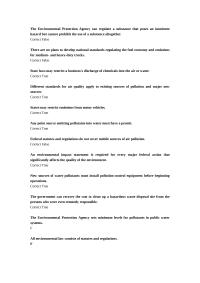 the environment of business