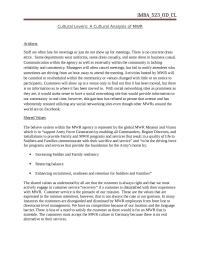 Cultural Levers