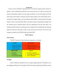 external analysis of Costco