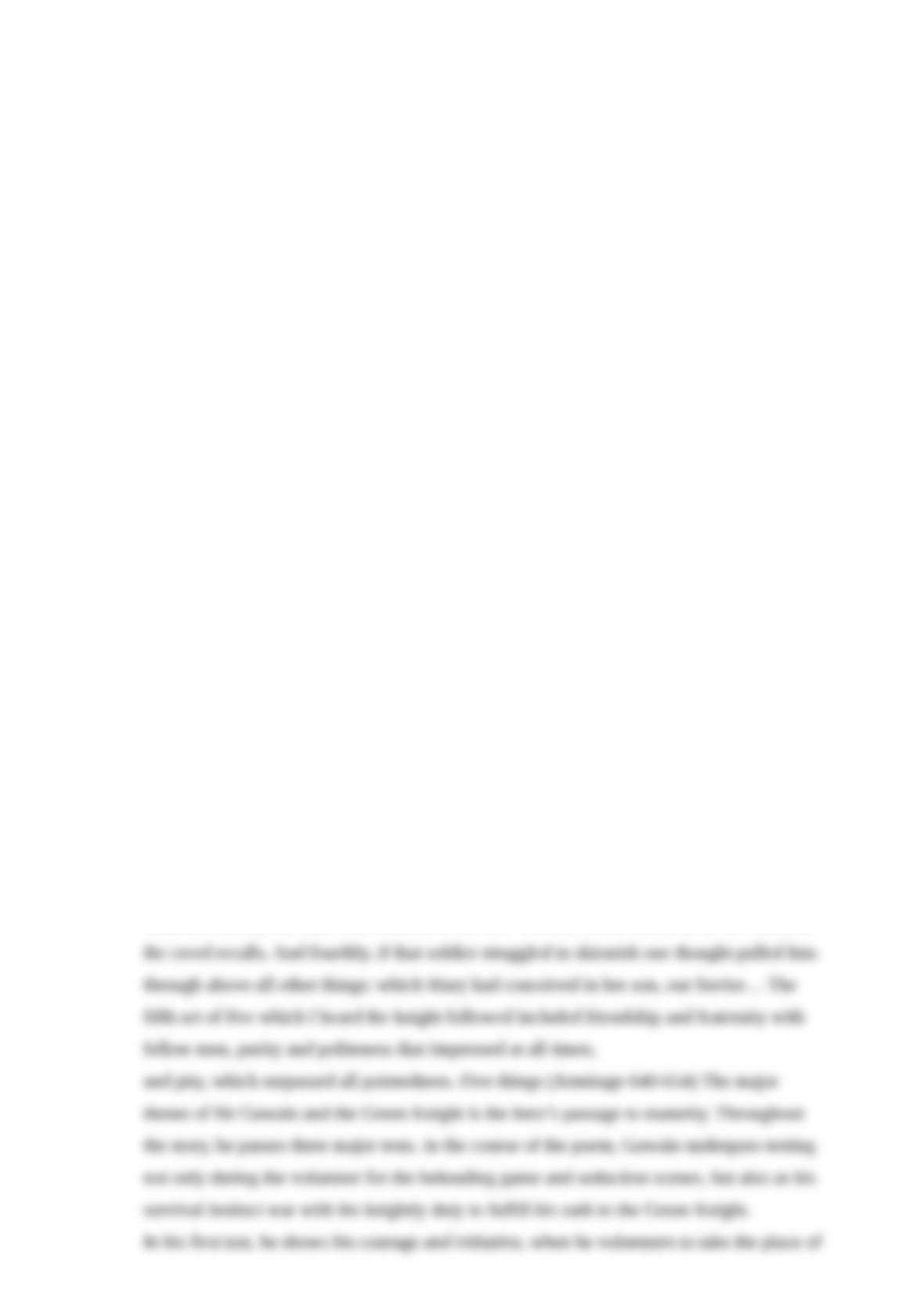 Why is sir gawain not a true hero image