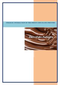Chocolate Industry in India