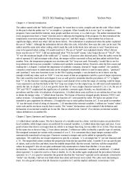 reflection on basic programming