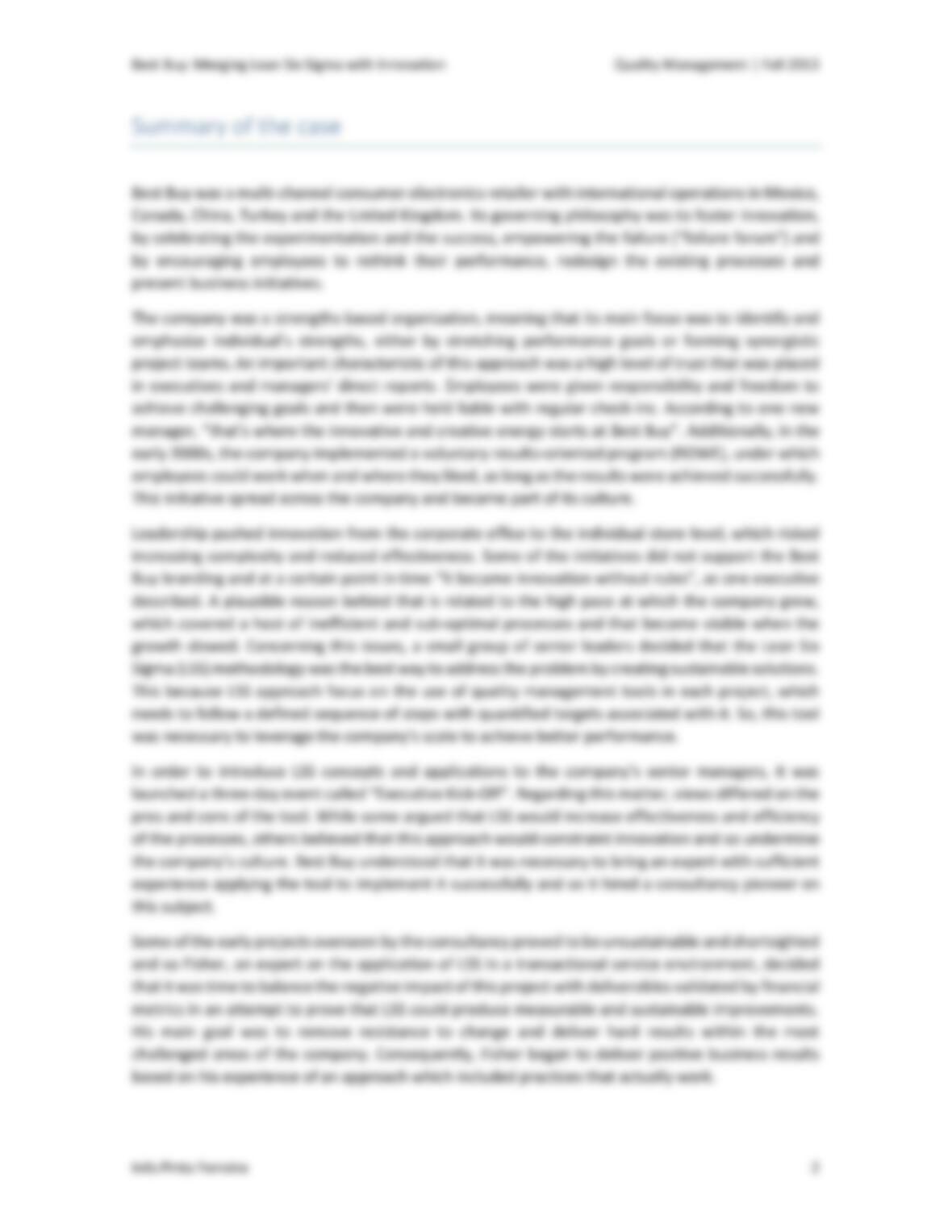 buy six sigma dissertation