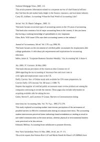 Accounting National Mortgage News